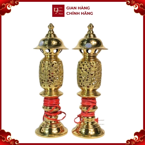 Đèn Thờ Điện - Đồ Đồng Cao Cấp - Cửu Diệu Thiên - QT001