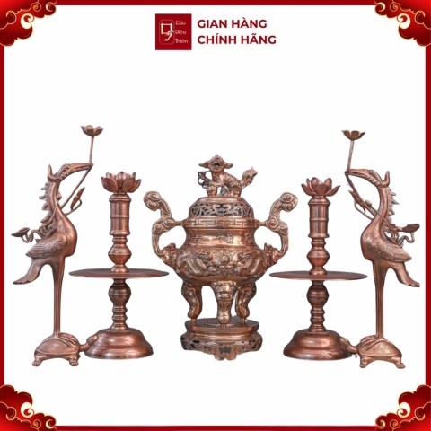 Bộ Ngũ Sự - Đồ Đồng Cao Cấp - Cửu Diệu Thiên - NS005