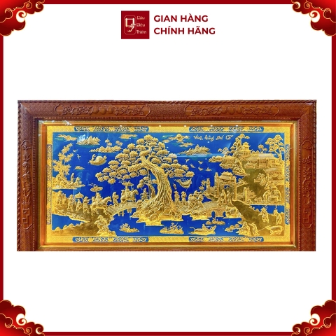Tranh Vinh Quy Bái Tổ - Đồ Đồng Cao Cấp - Cửu Diệu Thiên - THN003