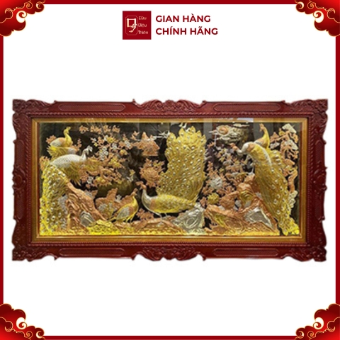 Tranh Công Mai - Đồ Đồng Cao Cấp - Cửu Diệu Thiên - THN388