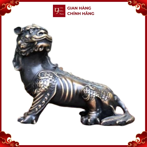 Tượng Hổ Phong Thủy , Linh Vật Tuổi Dần - Đồ Đồng Cao Cấp Cửu Diệu Thiên - THN100