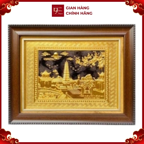 Tranh Đồng Tháp Phổ Minh Thế Kỉ XIV ( 28x34cm ) - Cửu Diệu Thiên - TP006
