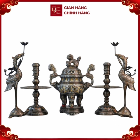 Bộ Ngũ Sự - Đồ Đồng Cao Cấp - Cửu Diệu Thiên - NS006