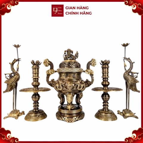 Bộ Ngũ Sự - Đồ Đồng Cao Cấp - Cửu Diệu Thiên - NS007