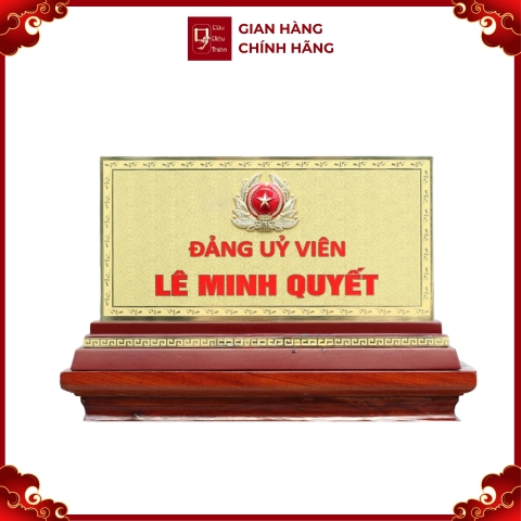 Biển Danh Chức - Đồ Đồng Cao Cấp - Cửu Diệu Thiên - THN115