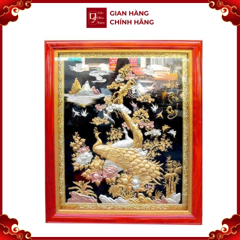 Tranh Vinh Hoa Phú Quý - Đồ Đồng Cao Cấp - Cửu Diệu Thiên - THN024