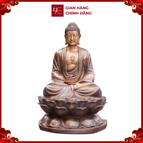 Tượng Phật Thích Ca - Đồ Đồng Cao Cấp - Cửu Diệu Thiên - THN042