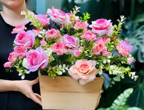 Hoa Lụa Lẵng 01