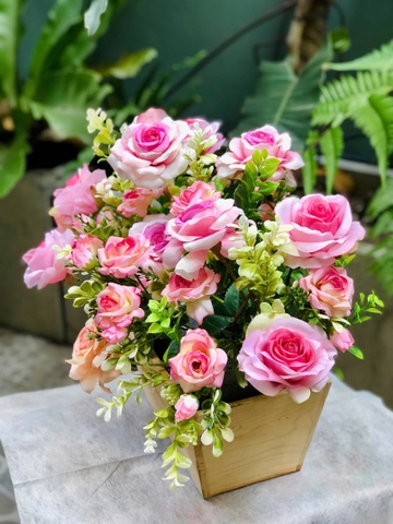 Hoa Lụa Lẵng 01
