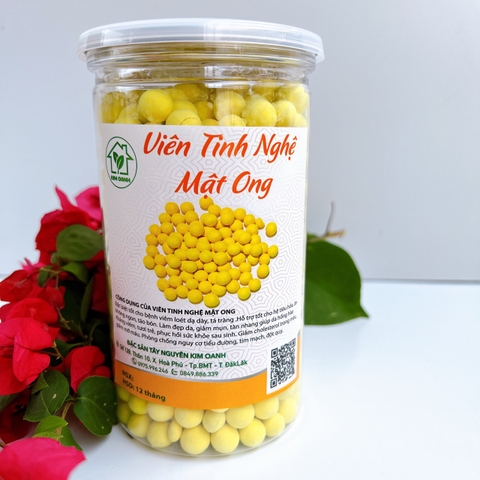 Viên Tinh Nghệ Mật Ong -hộp 500gr