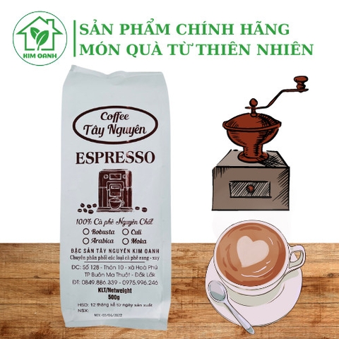 Cà Phê Nguyên Chất Tổng Hợp (  Arabica - Robusta - Culi ) gói 500gr