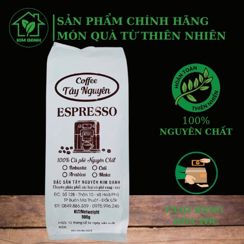 Cà Phê Nguyên Chất Tổng Hợp (  Arabica - Robusta - Culi ) gói 500gr