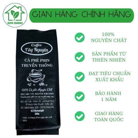 Cà Phê Bột Pha Phin GU Truyền Thống – Gói 500gr