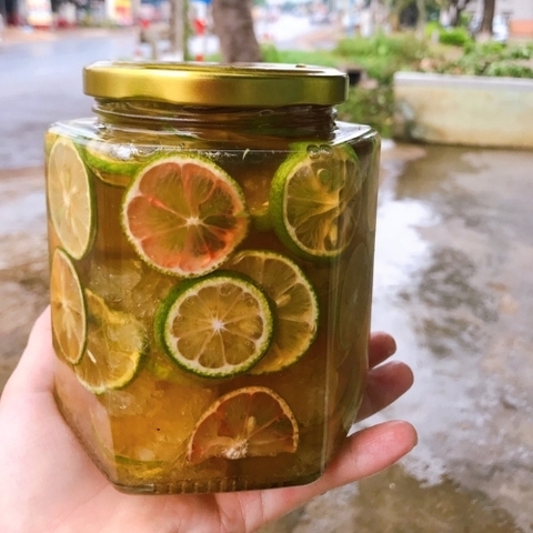 Chanh Đào Ngâm Mật Ong hũ 750ml