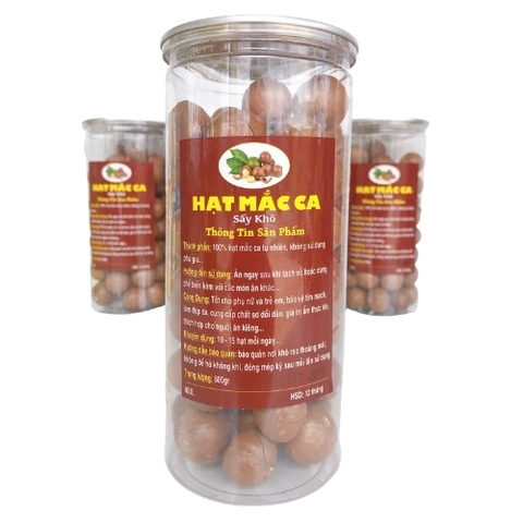 Hạt Mắc Ca Nứt Vỏ Đăk Lăk - hộp 500gr