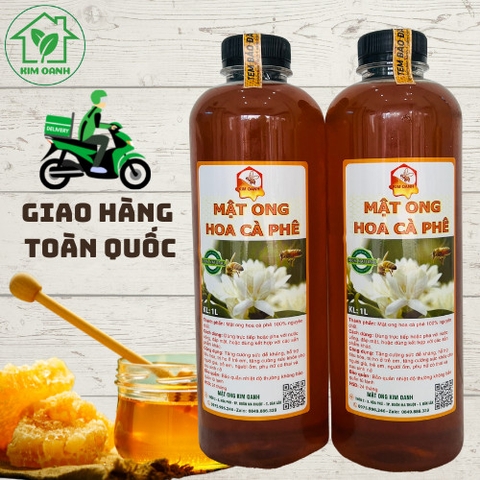 Mật Ong Hoa Cà Phê Chai 1000ml