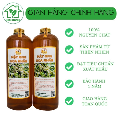 Mật Ong Hoa Nhãn Chai 1 Lít
