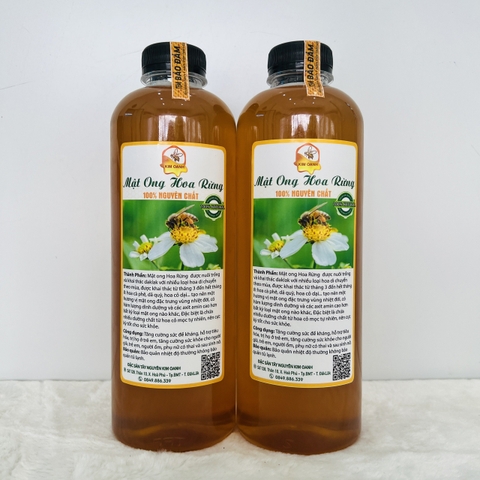 Mật Ong Hoa Rừng - Chai 1000ml
