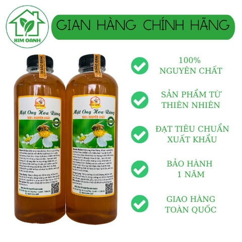 Mật Ong Hoa Rừng - Chai 1000ml
