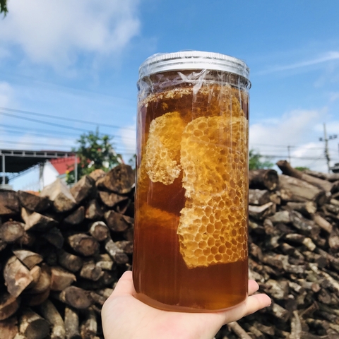 Mật Ong Hoa Cà Phê Nguyên Sáp - Hũ 1000ml