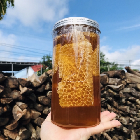Mật Ong Hoa Cà Phê Nguyên Sáp - Hũ 1000ml