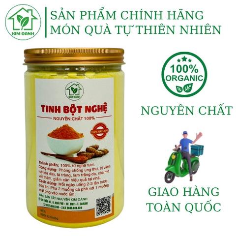 Tinh Bột Nghệ Nguyên Chất  - hộp 500gr
