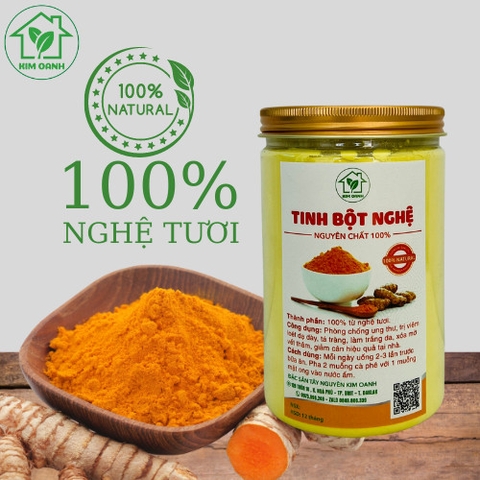 Tinh Bột Nghệ Nguyên Chất - hộp 500gr