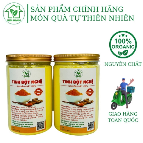 Tinh Bột Nghệ Nguyên Chất - hộp 500gr