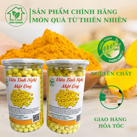 Viên Tinh Nghệ Mật Ong -hộp 500gr