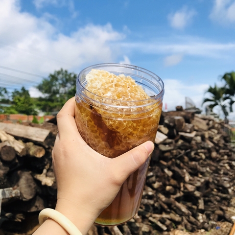 Mật Ong Hoa Cà Phê Nguyên Sáp - Hũ 1000ml