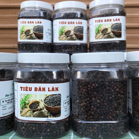 Tiêu Đen Siêu Cay Đăk Lăk - hộp 500gr