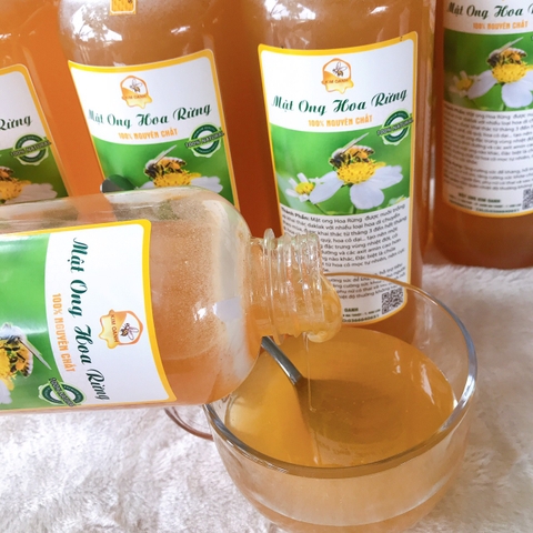 Mật Ong Hoa Rừng - Chai 1000ml