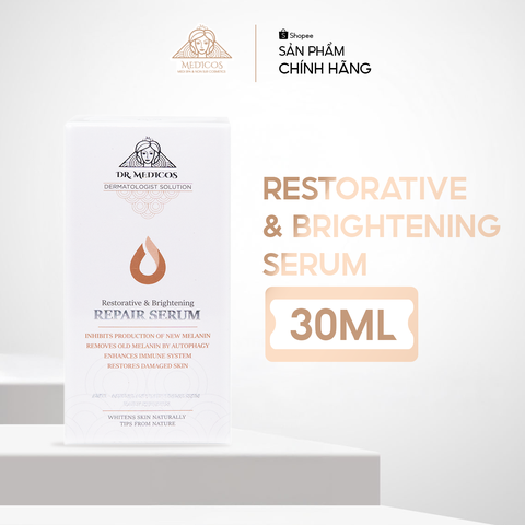 Serum Sáng Da Dr.Medicos – Tinh Chất Dưỡng Trắng, Làm Mờ Thâm, Tái Tạo Da Khỏe Mạnh Từ Bên