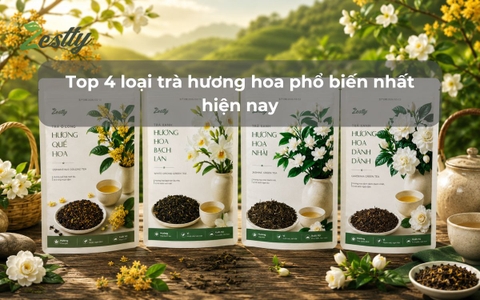 Top 4 loại trà hương hoa phổ biến nhất hiện nay