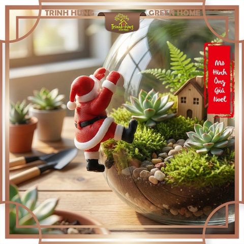 Mô hình ông già noel leo trèo vui nhộn
