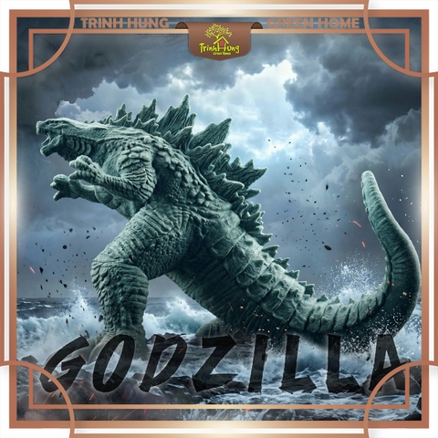 Tượng Godzilla đá sa thạch ST0299