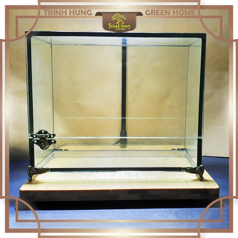 Bể Terrarium chân khóa đồng TRBK36