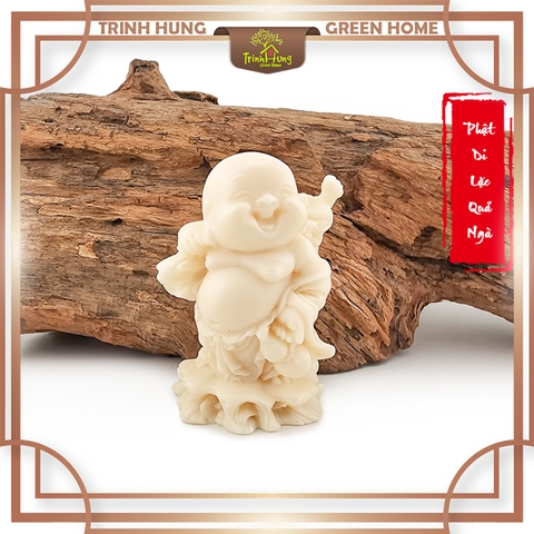 Phật Di lặc chất liệu quả ngà QNV1949