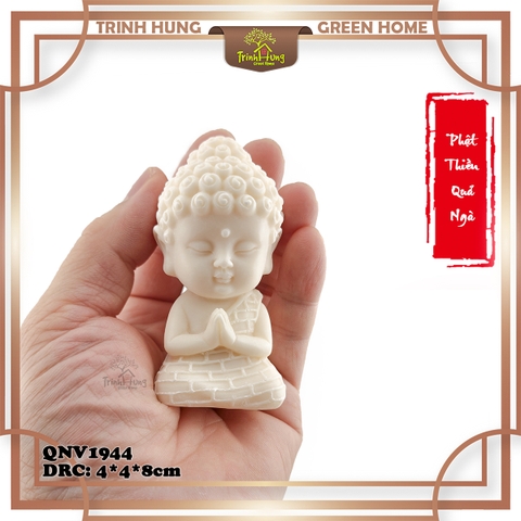 Phật thiền chất liệu quả ngà QNV1944