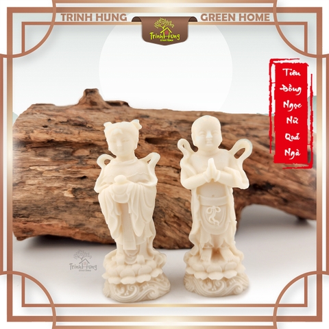 Tiên đồng ngọc nữ chất liệu quả ngà QNV
