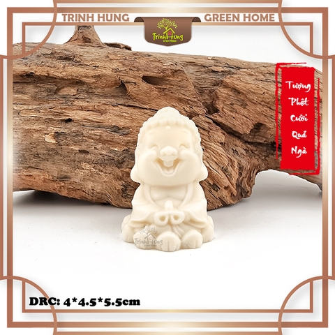 Tượng phật cười chất liệu quả ngà QNV2059