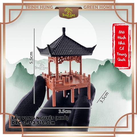 Mô hình nhà cổ trung quốc - Lầu vọng nguyệt