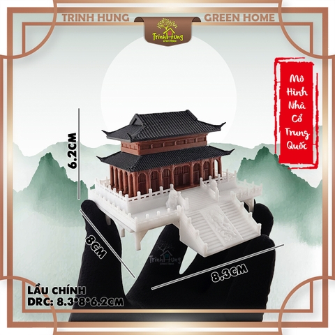 Mô hình nhà cổ trung quốc - chùa chính