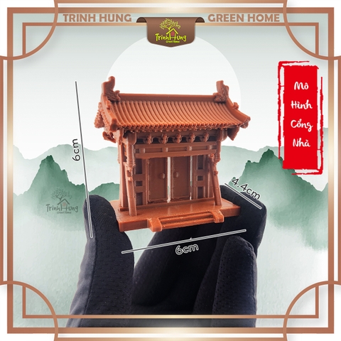 Mô hình nhà cổ trung quốc - Cổng