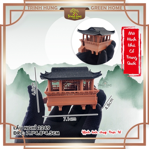 Mô hình nhà cổ trung quốc - lầu nghỉ 2249