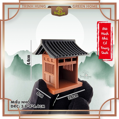 Mô hình nhà cổ trung quốc - miếu nhỏ
