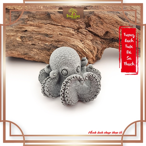 Tượng bạch tuộc đá sa thạch ST.PVN2560