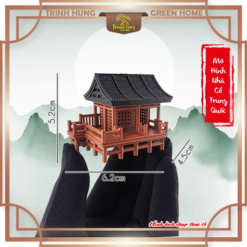 Mô hình nhà cổ trung quốc - Nhà sàn gỗ
