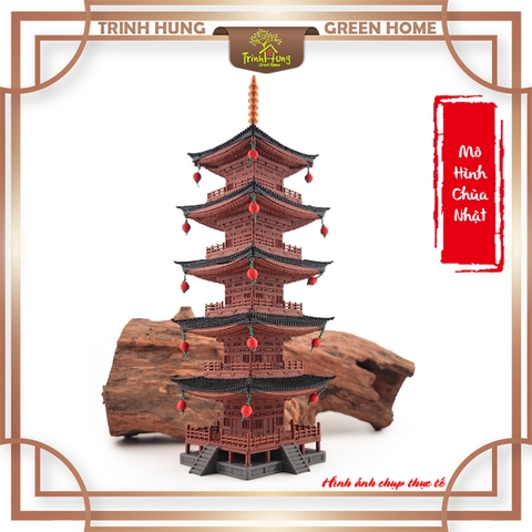 Mô hình nhà Nhật in 3D - tháp 5 tầng Toji