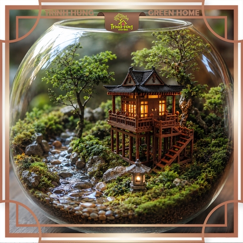 Mô hình nhà Nhật in 3D - Nhà vuông